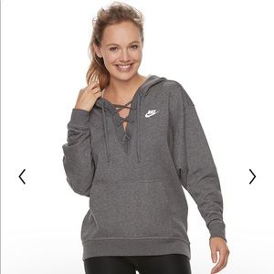 Women's Nike Sportswear Lace-Up Hoodie